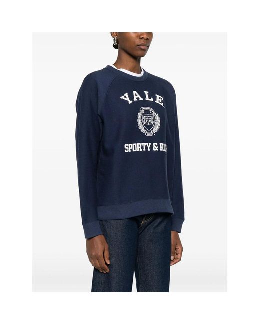 Sporty & Rich Sweaters Blue