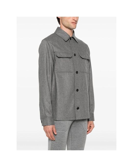 Incotex Gray Shirts for men