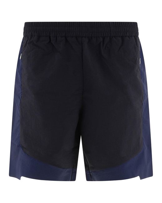 JEAN-LUC A.LAVELLE Blue Nylon Shorts for men