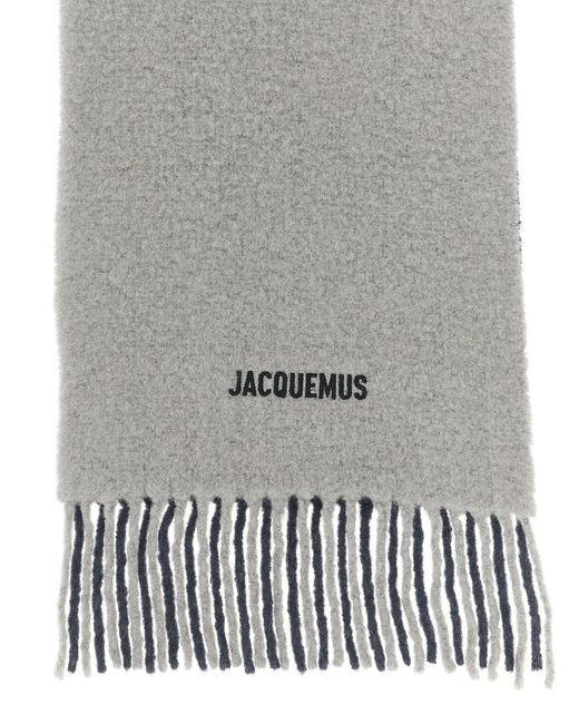 L Sciarpe Grigio-Uomo di Jacquemus in Gray da Uomo