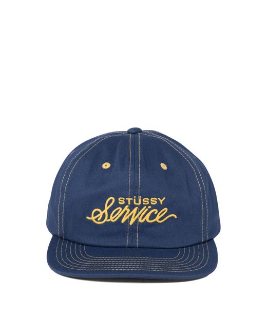 Stussy Blue Service" Trucker Cap for men