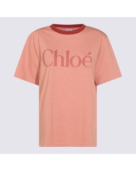 T-Shirts And Polos Petal-Donna di Chloé in Pink