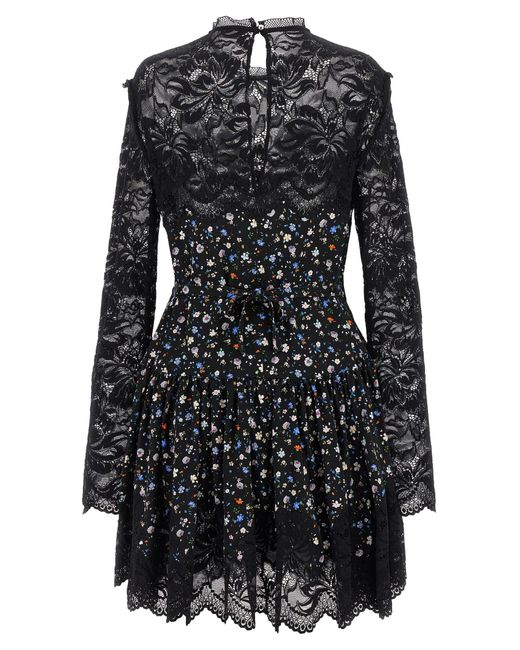 Rabanne Black Floral Lace Dress Dresses