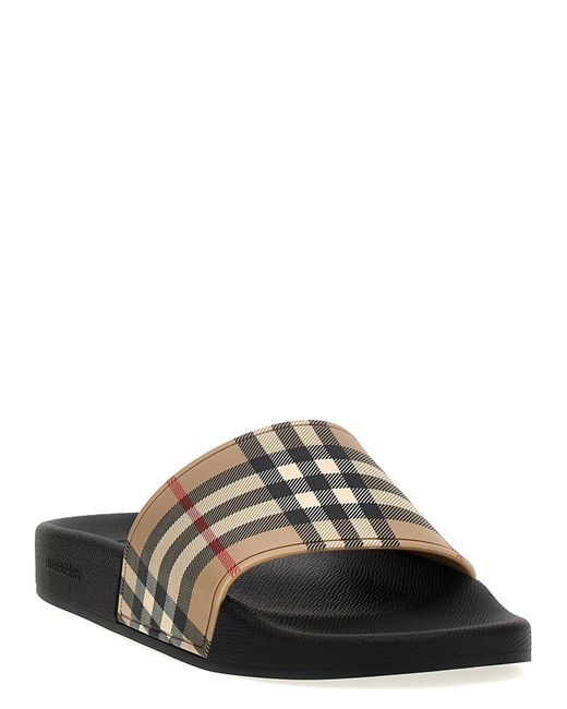 Burberry Multicolor Slide Check