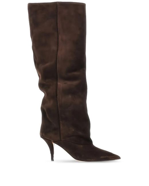 Paris Texas Brown Ines 75Mm Knee High Boots