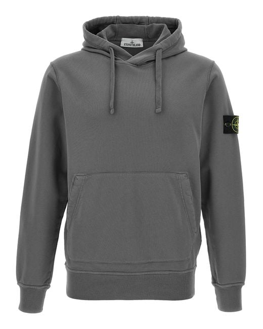 Felpa di Stone Island in Gray da Uomo
