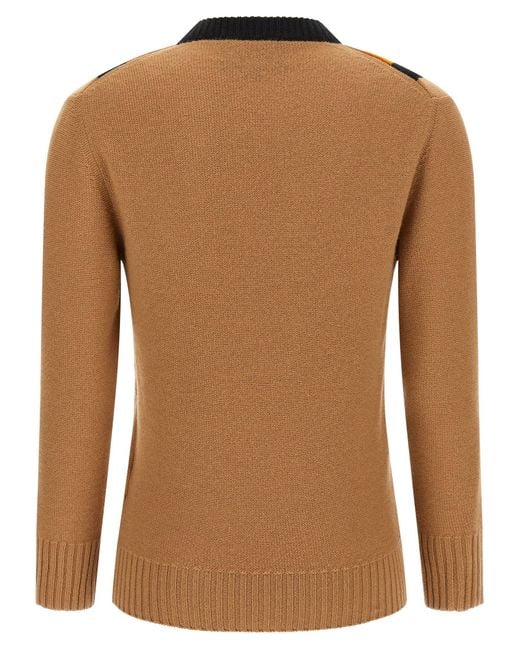Valentino Garavani Brown Wool Sweater Sweaters And Cardigans