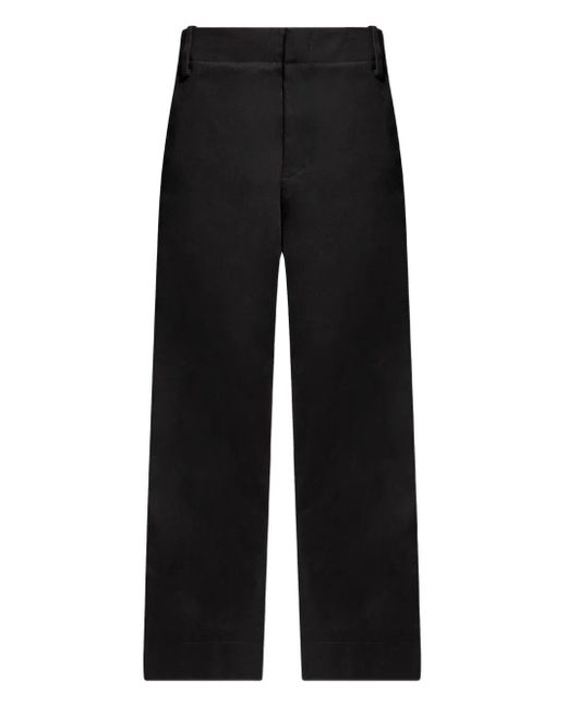 Jacquemus Black Straight-Leg Trousers for men