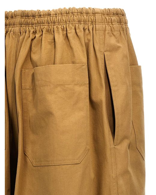 Cotton Trousers Pantaloni Beige di Hed Mayner in Natural da Uomo