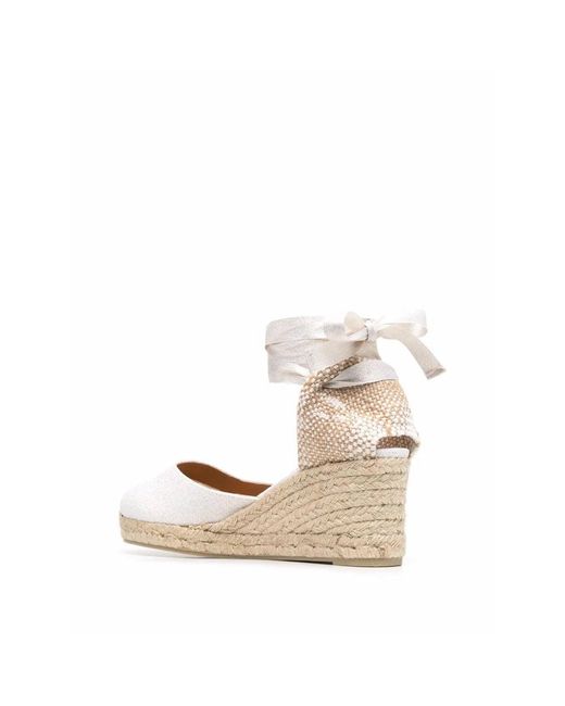 Espadrillas Bianco-Donna di Castaner in Natural
