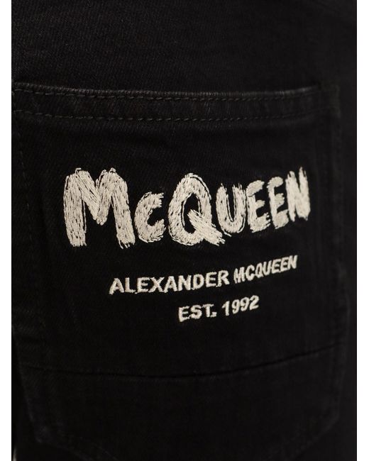 PANTALONE di Alexander McQueen in Black da Uomo