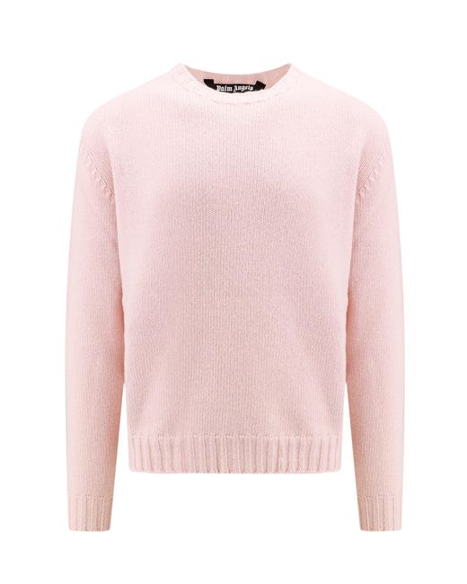 Palm Angels Pink Sweater for men
