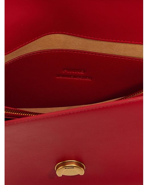 Classic Love Bag Icon Borse A Tracolla Rosso di Pinko in Red
