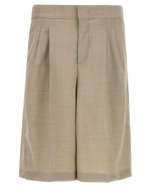 Techno Wool Bermuda Shorts Bermuda E Short-Uomo di PT Torino in Natural da Uomo