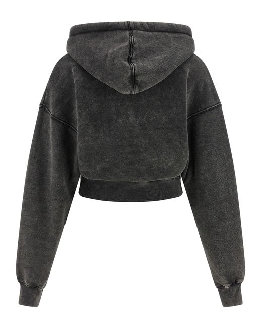 Check Flan Bookish Felpe Grigio-Donna di Off-White c/o Virgil Abloh in Black