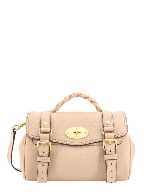 Mulberry Natural Alexa Leather Handbag