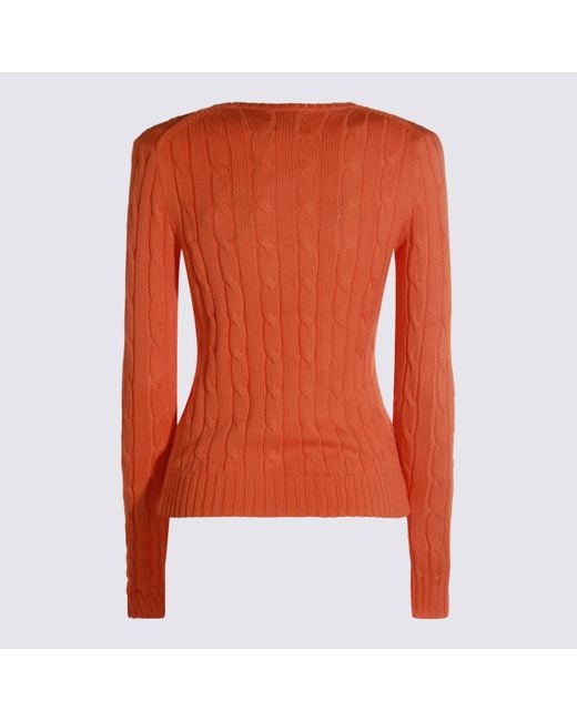 Polo Ralph Lauren Orange Cotton Knitwear