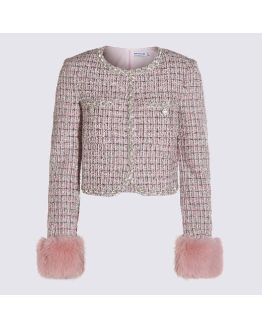 Jackets Light And Natural-Donna di Self-Portrait in Purple