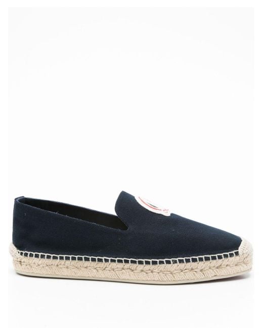 Christian Louboutin Blue Mooncrest Canvas Espadrilles for men