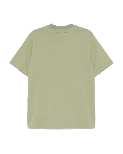 Amiri Green Cotton T-Shirt for men
