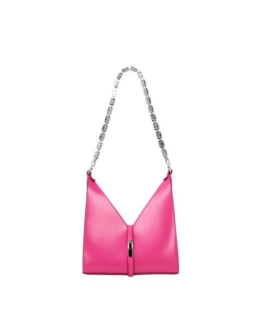 Givenchy Shoulder Bags Cut Out Leather Neon in Pink Lyst
