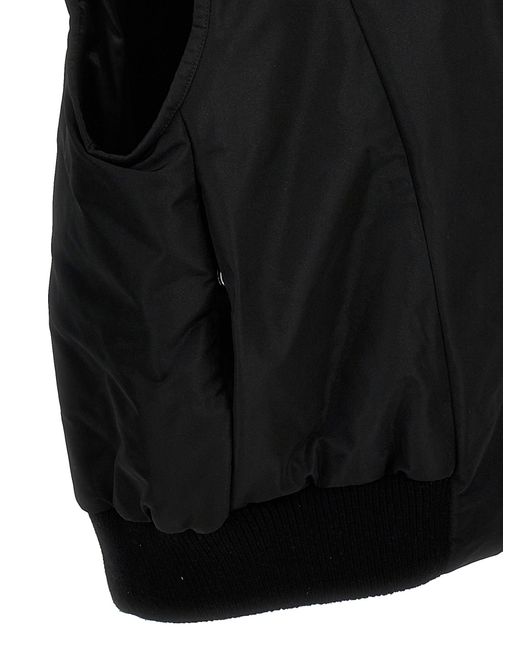 Rick Owens Black 'Jumbo Flight' Vest for men