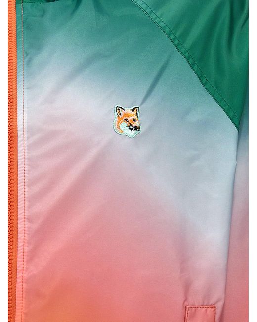 Maison Kitsuné Multicolor Fox Head Casual Jackets, Parka for men