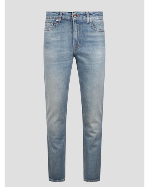 Haikure Blue Cleveland Zip Dean Denim Jeans for men