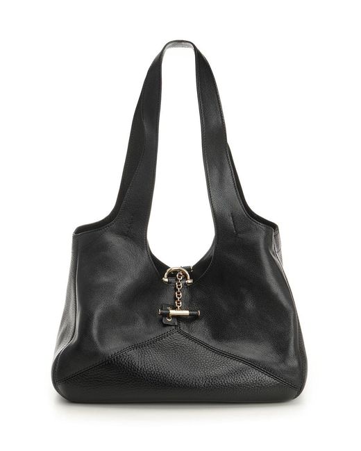 Chloé Black East-West Chloé Balloon Shoulder Bags
