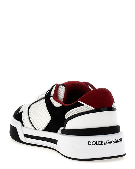 Low Sneakers Bianco/Nero di Dolce & Gabbana in White da Uomo