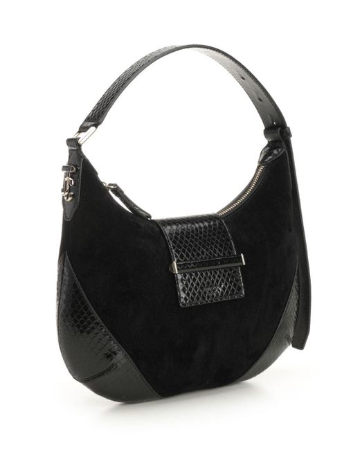 Jimmy Choo Bar Hobo Bag Shoulder Bags Black