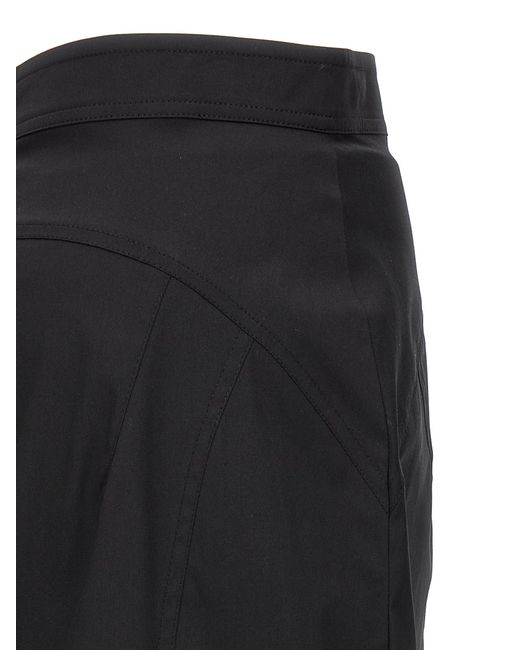 Longuette Skirt Gonne Nero di N°21 in Black