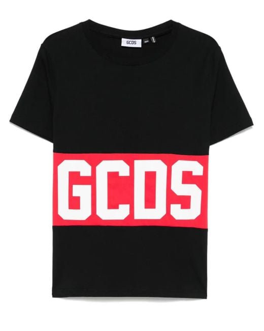 Maglietta Con Logo di Gcds in Black da Uomo