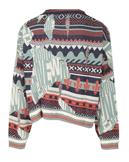 Vivienne Westwood Multicolor "Broken Fair Isle" Jumper for men