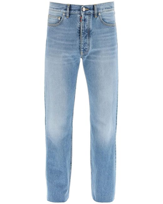 Maison Margiela Blue Five-pocket Straight Jeans for men
