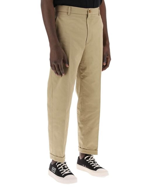 Pantaloni Chino Classici di KENZO in Natural da Uomo