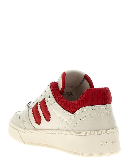Royalty Sneakers Rosso di Bally in White da Uomo
