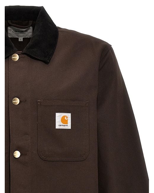 Carhartt Black 'Michigan' Jacket for men