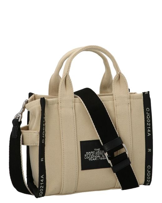 Borsa shopping donna cotone di Marc Jacobs in Metallic