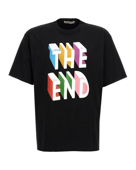 Undercover Black 'The End' T-Shirt for men