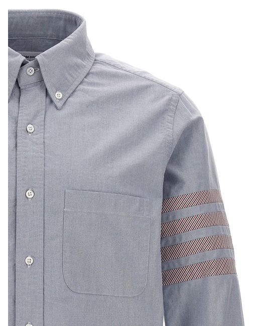 Thom Browne Blue '4 Bar' Shirt for men