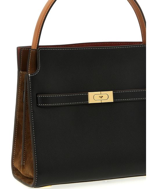 Small Lee Radziwill Borse A Mano Nero di Tory Burch in Black