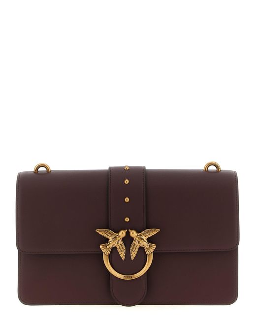 Love One Classic Borse A Tracolla Marrone-Donna di Pinko in Brown