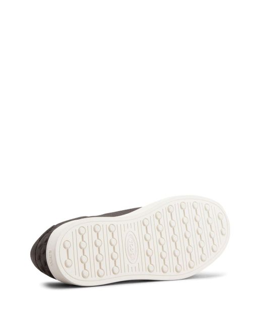 Tod's Brown Leather Sneakers for men