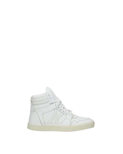 Celine Sneakers Break Leather White White Lyst