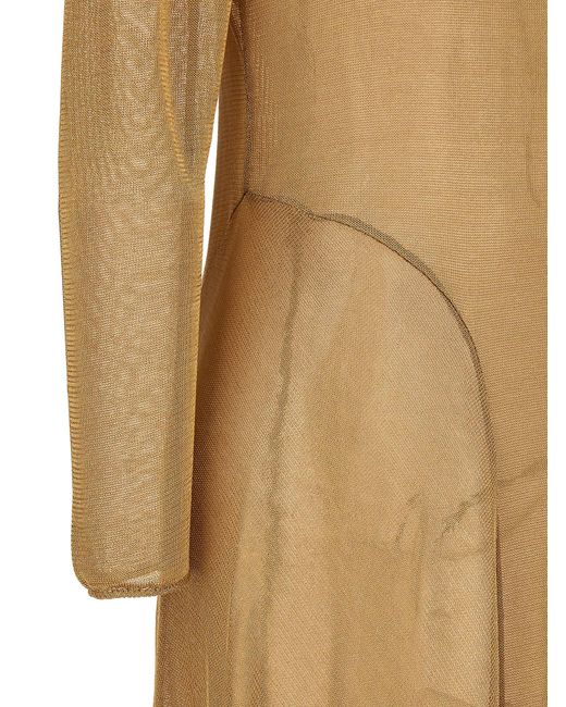 Lurex Knit Long Dress Abiti Oro di Tom Ford in Natural
