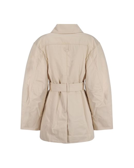 Jacquemus Natural Le Blouson Bari Jacket