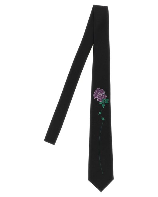 Yohji Yamamoto Black Derby B Ties And Papillon for men