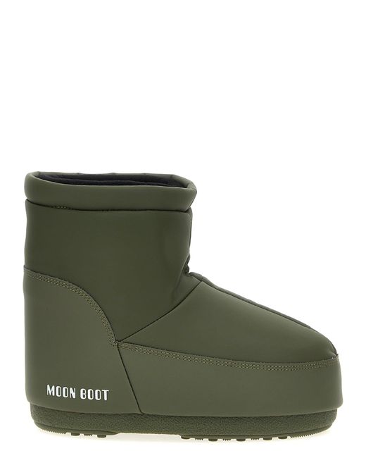 Icon Low Nolace Stivali E Stivaletti Verde-Donna di Moon Boot in Green