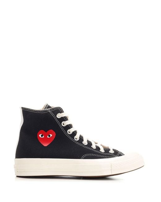 COMME DES GARÇONS PLAY White Converse Chuck Taylor All Star